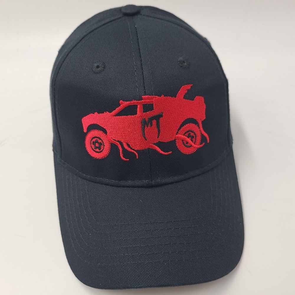 Youth Monster Trucks Movie Promo Hat Adjustable 2016 Action Adventure Black‎ Red